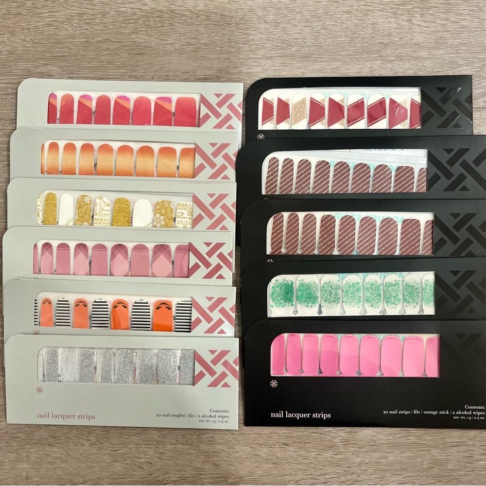NEW Jamberry Nail Lacquer Strips Set (11 packs)